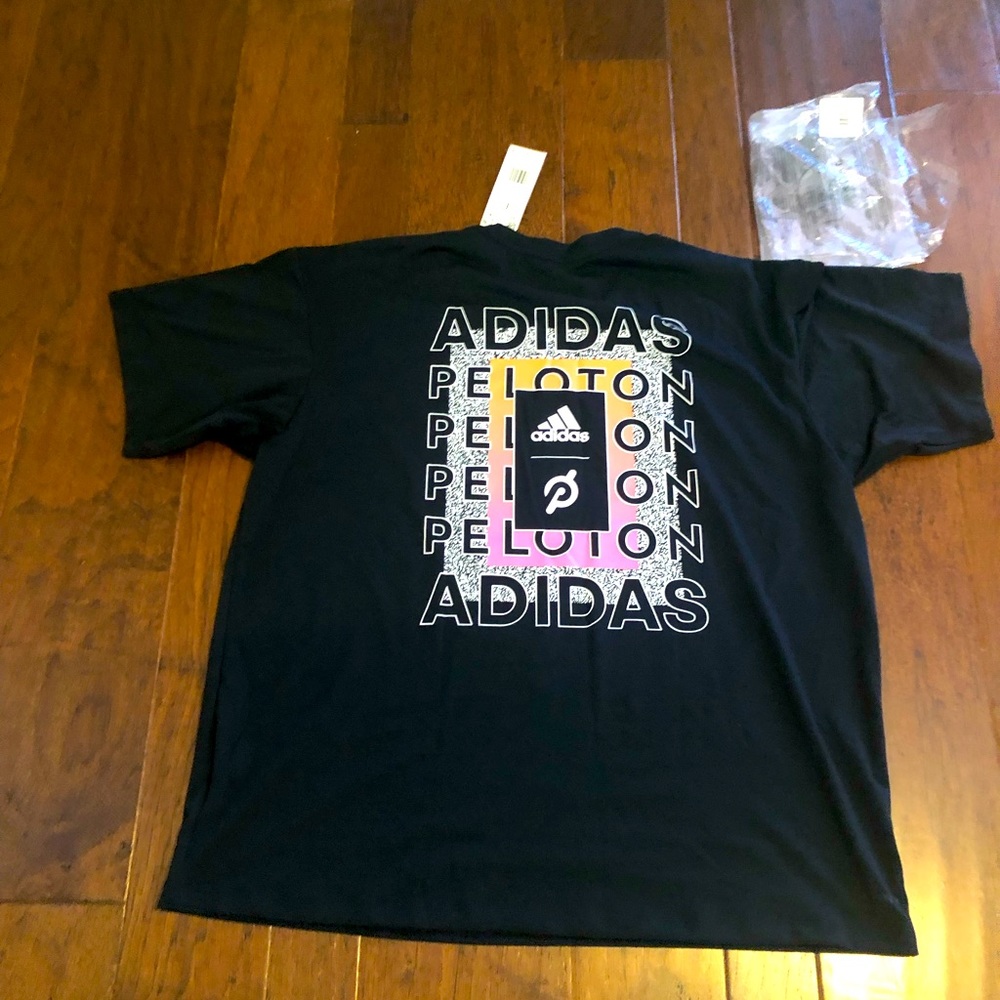 Peloton Adidas unisex Black T-shirt NWT